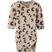 Name it Sparkdräkt/body 'NBFLANA' ecru / mörkbrun / taupe