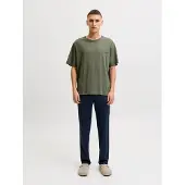 Jack & Jones Pyjamas lång 'JACEVEREST' marinblå / oliv