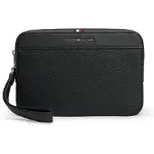 Tommy Hilfiger Metal Logo Textured Pouch