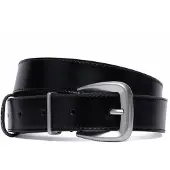 Calvin Klein Leather Tapered Hardware Belt