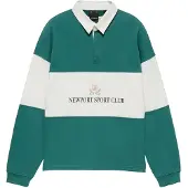 Pull&Bear T-shirt smaragd / vit
