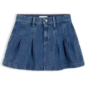 Tommy Hilfiger Pleated Denim Skirt