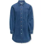 Kids Only Klänning - KogFenja - Medium+ Blue Denim - - 13 år (158) - Klänning
