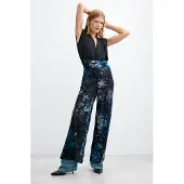 Desigual Jumpsuit blå / nattblå / mörklila / vit