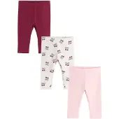 Cool Club Leggings rosa / röd / vit