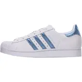 Adidas Originals Låg sneaker 'SUPERSTAR II' ljusblå / vit