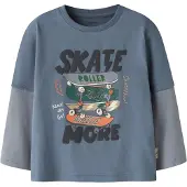 Name it T-shirt 'NMMNiam' opal / duvblå / orange / svart