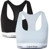 Calvin Klein 2 Pack Bralettes Icon Cotton Modal