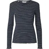 Selected Anna Stripe T-shirt Med Lång ärm