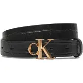 Calvin Klein Leather Croc Effect Belt