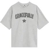 We fashion T-shirt ljusgrå
