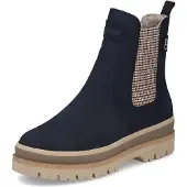 Rieker Chelsea boots kräm / marinblå / brun / roströd
