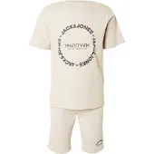 Jack & Jones Träningsoverall 'JJBENSON' chamois / rökblå