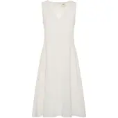 Calvin Klein Broderie Anglaise V Neck Dress
