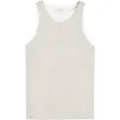 Bershka T-shirt grå / vit