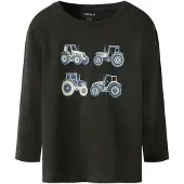 Name it T-shirt 'NMMVICTOR' safir / mörkgrön / vit