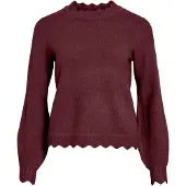 Vila Nikolina O-neck Knit Tröja