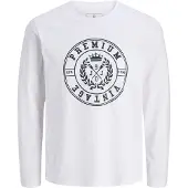 Jack & jones Junior T-shirt 'JPRBLUZANDER' svart / vit
