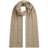 Tommy Hilfiger Kids Cable Knit Flag Embroidery Scarf