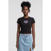 Vans T-shirt 'Barbed Heart' lavendel / svart