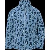 Didriksons Kids' Monte Printed Full-Zip Penguino Blue