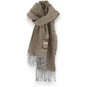 Bellerose unisex. BU262812 F2645F Mutch halsduk beige rutig (OSFA), Casual, Ull