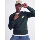 Jack & Jones Sweatshirt 'JJRush' ljusgul / mörkgrön