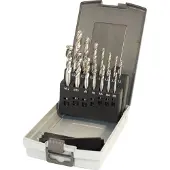 Thürmer Tools Spiral gängtapp-set HSSE M3-M12 m/bor std 14d