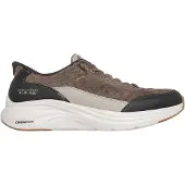 SKECHERS för män. 232618 Slip-Ins sneakers: Contour Foam - Cozy Fit Cordelux grönbrun (46), Tyg, Karta, Nyckelband, Casual