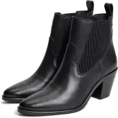 Tommy Hilfiger Leather Western Chelsea Boots