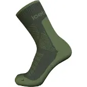 Icebreaker - Vandringskläder - M Merino Hike+ Heavy Crew Dk Loden Sphagnum för UnisexUll - Storlek 39-41,5 - Grön