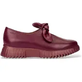 Wonders för kvinnor. A-4421 Loafers i vinrött Velvet-läder (40), Hud, Karta, Ingen, Casual, Granat