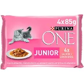 Purina En Fuktig Kattunge Lax Våtfoder För Katt 12x4x85g