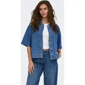ONLY Blus 'ONLCleo' blå denim