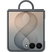 Samsung Galaxy Z Flip8 Silicone Ring Magnet Case Graphite