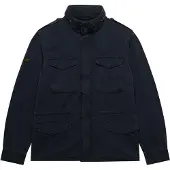 Superdry för män. M5012353A Jacka Cotton M65 marinblå (L), Casual, Bomull, Marino