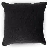 Nordstrand Prydnadskudde 45x45 cm - 100% Bomull - Svart