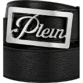 Philipp Plein Plein Signature Log Leather Belt