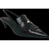 Tommy Hilfiger Leather Pointed Toe Penny Slingbacks