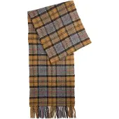 Barbour Tartanhalsduk Lammull Ljusbrun Brun Beige