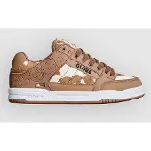 Globe Tilt Skateskor brown / white cow Storlek 8.0