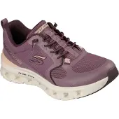 SKECHERS Glide-Step Pro Textil Dam Plum Nät/Syntet/Peach Detaljer Träningsskor
