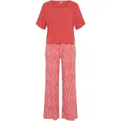 LASCANA Pyjamas pastellröd / ljusröd