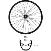 Mvtek E-bike 27.5´´ 6b Disc Tubeless Mtb Bakhjul