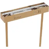 QAZQA Modern pendellampa guld inkl LED 3-stegs dimbar 3-ljus - Vivé