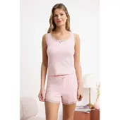Trendyol Kort pyjamas rosa