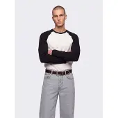 Only & Sons T-shirt 'ONSHeaton' svart / vit