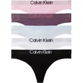 Calvin Klein 5 Pack Thongs Extra Soft Cotton Stretch
