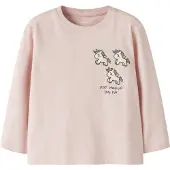 Name it T-shirt 'NMFLilithe' mint / gran / rosa / ullvit