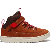 Timberland unisex för barn. TB0A5PVHA4H1 Skinnsneakers Lisbon Street brun (22), Hud, Karta, Nyckelband, Kardborreband, Casual, barnmode